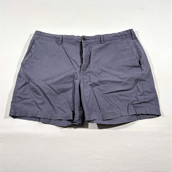 J.Crew Mens Blue Stretch Chino Shorts 9” Waist Cotton Flat Front Classic Sz 38 - Picture 1 of 8